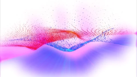 Abstract energy waves Stock Footage 303240339