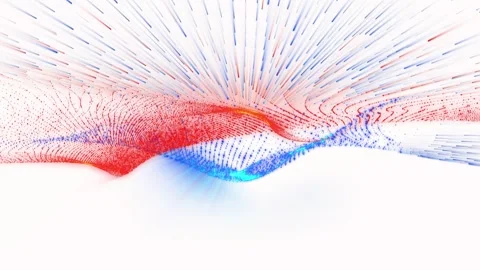 Abstract energy waves Stock Footage 303240447
