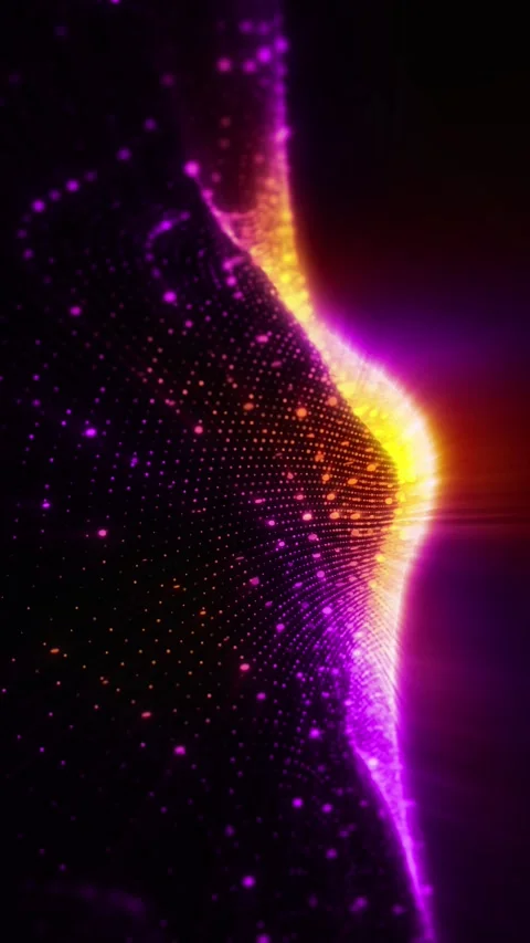 Abstract energy waves Видео 303241671