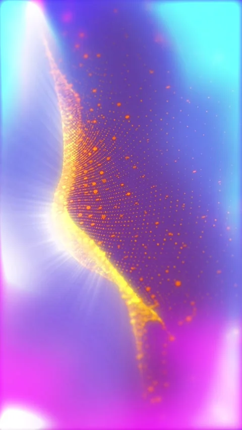 Abstract energy waves Video stock 303245484