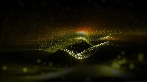 Abstract energy waves Stock Footage 303309325