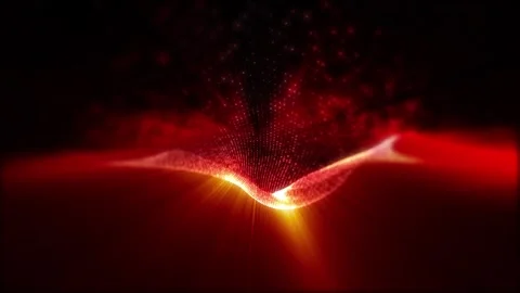 Abstract energy waves Video stock 303309550