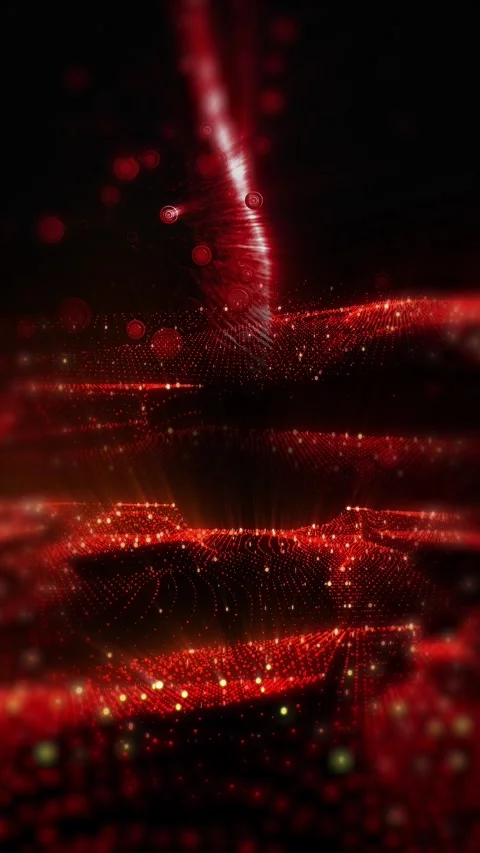 Abstract energy waves Stock Footage 303309932