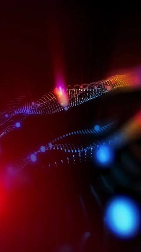 Abstract energy waves Stockbeeldmateriaal 303310464