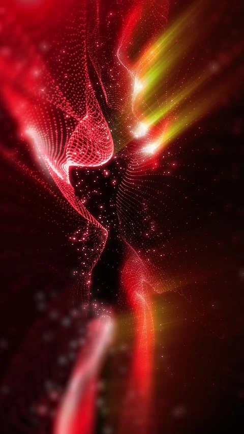 Abstract energy waves Видео 303310466