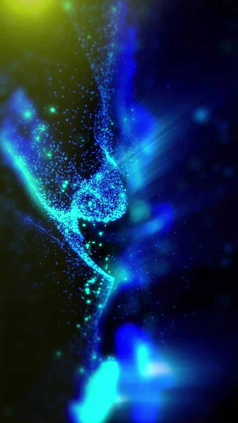 Abstract energy waves Stock Footage 303310846