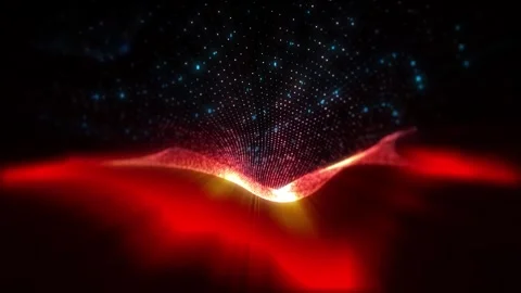 Abstract energy waves Stock Footage 303311362