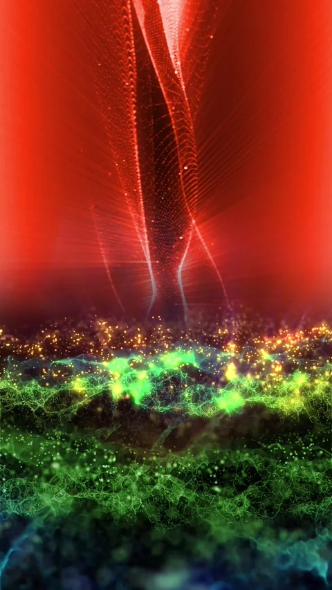 Abstract energy waves Stock Footage 303332208