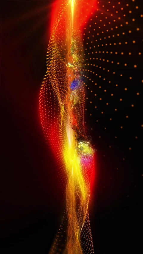 Abstract energy waves Stock Footage 303332898