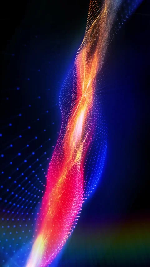 Abstract energy waves Stock Footage 303332900