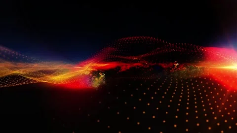 Abstract energy waves Stock Footage 303333068