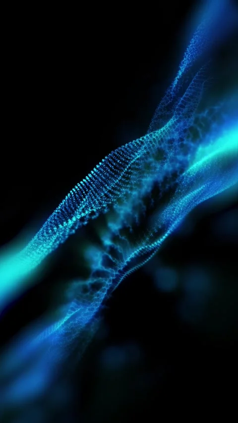 Abstract energy waves Stock Footage 303333960