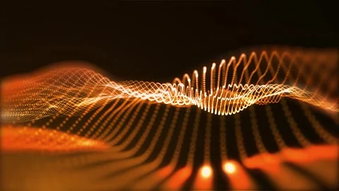 Abstract energy waves Stock Footage 303334688