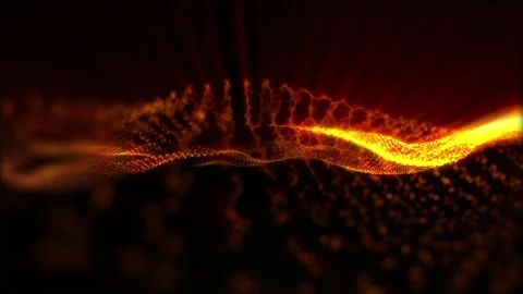 Abstract energy waves Video stock 303334991