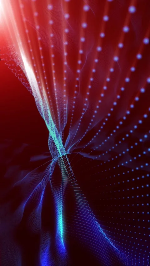 Abstract energy waves Stock Footage 303335187