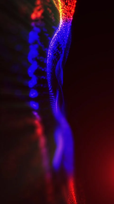 Abstract energy waves Stock Footage 303336013