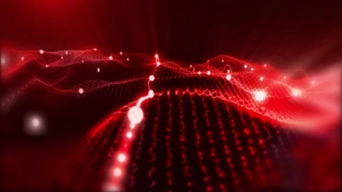 Abstract energy waves Stock Footage 303336085