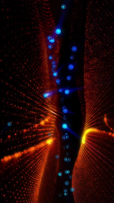 Abstract energy waves Stock Footage 303337691