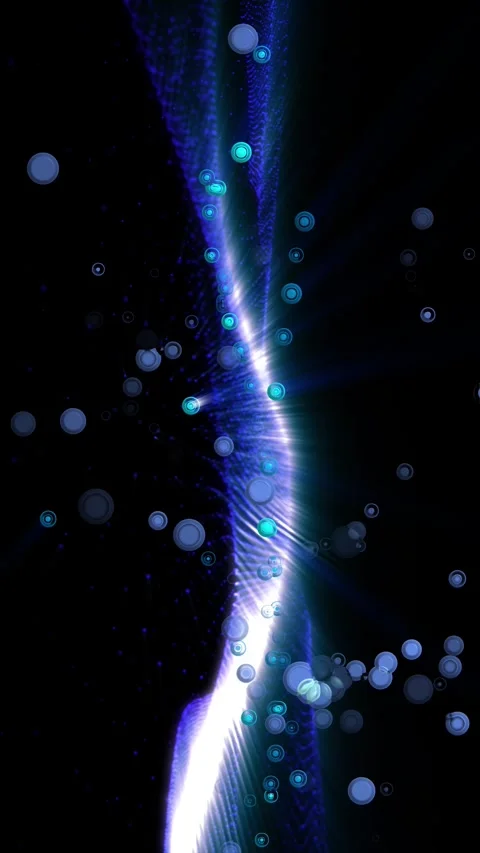 Abstract energy waves Stock Footage 303337726