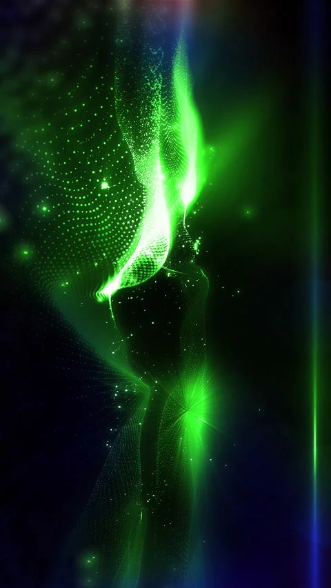 Abstract energy waves Stock Footage 303692798