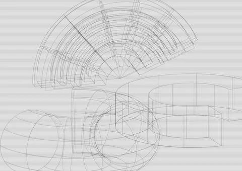 Abstract engineering design. Hi-tech vector background Abstract engineerin... 库存照片