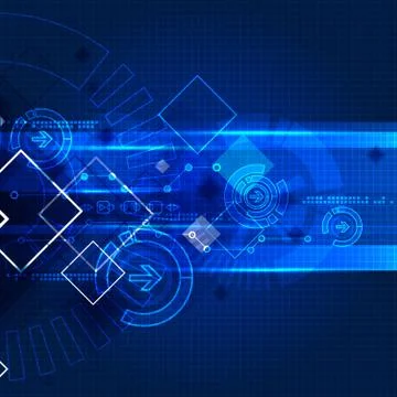 Abstract engineering future technology background イラスト素材