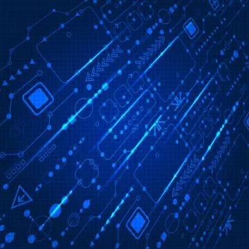 Abstract engineering future technology background. 스톡 일러스트