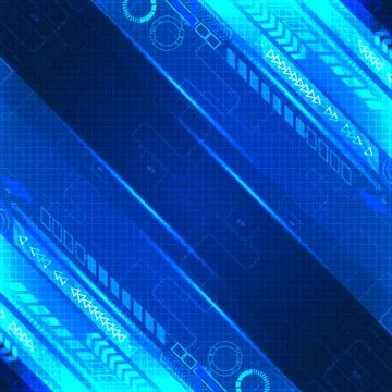 Abstract engineering future technology background Stock Illustration