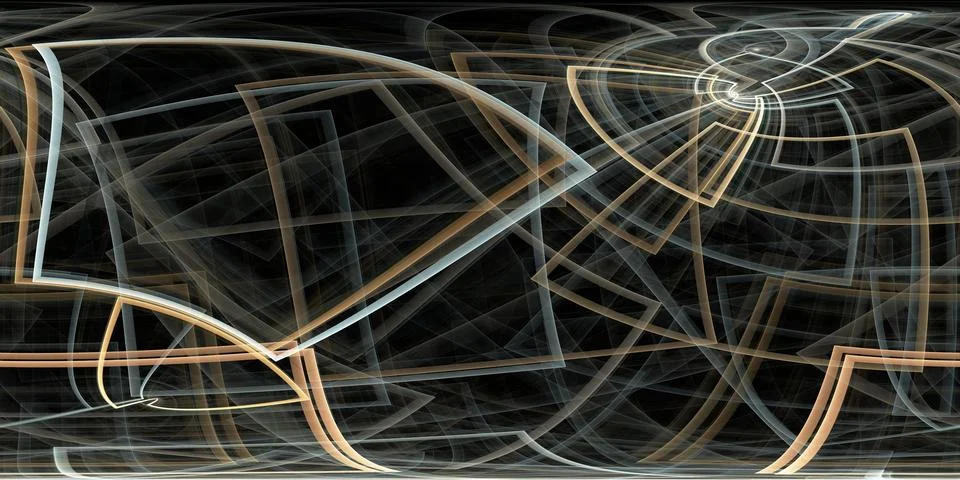 Abstract Environment Map. 3d rendering Stock Illustration