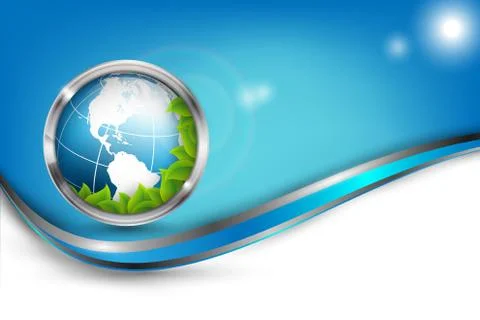 Abstract environmental vector background Stock Illustration