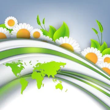 Abstract environmental vector background Stock Illustration