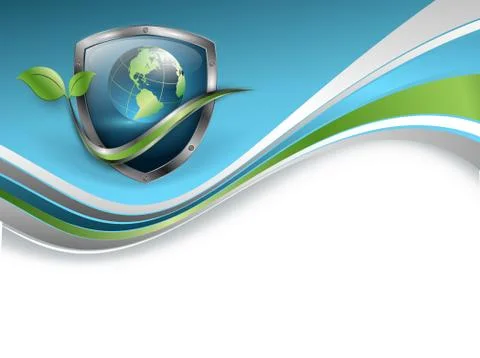 Abstract environmental vector background Illustrazione stock