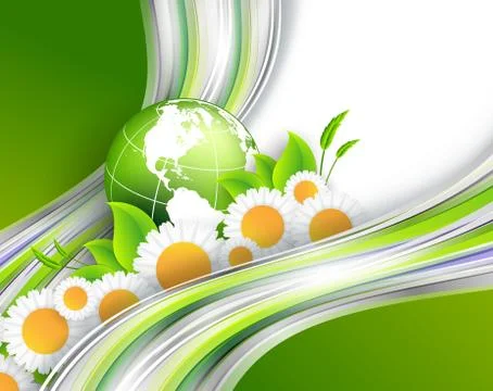 Abstract environmental vector background Stock Illustration