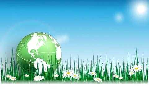 Abstract environmental vector background Stock Illustration