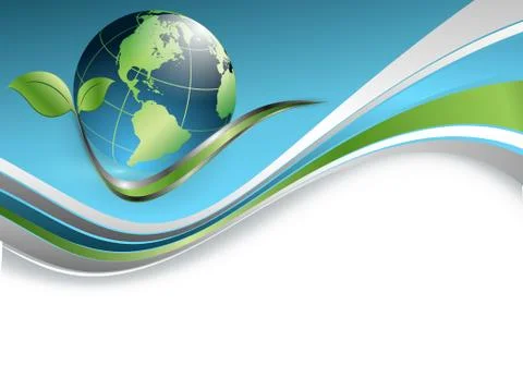 Abstract environmental vector background Stock Illustration