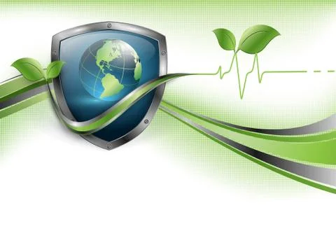 Abstract environmental vector background Stock Illustration