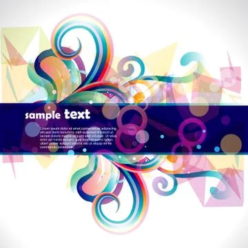 Abstract eps10 vector stylish design Stock Illustration