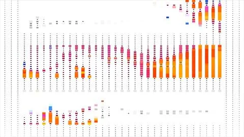 Abstract equalizer design.Vector illustration. 2D rendering digital Stock Illustration