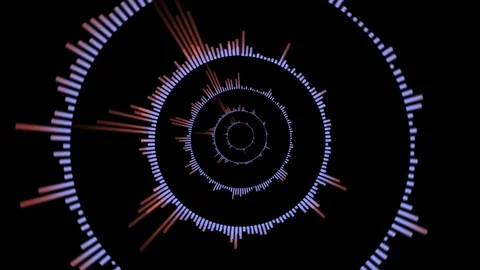 Abstract equalizer for musical themes. Stock-Footage 108633182