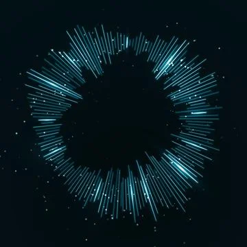 Abstract equalizer, wave light concept Stock Illustration