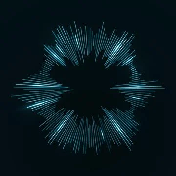 Abstract equalizer, wave light concept Stock Illustration