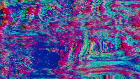 Abstract error data dynamic sci-fi iridescent background. Stock Footage 132966881