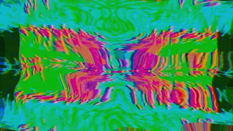Abstract error data neon cyberpunk glittering background. Vhs glitch for any Video stock 154179459