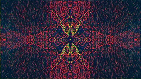 Abstract error data neon sci-fi shimmering background. Video stock 147560541