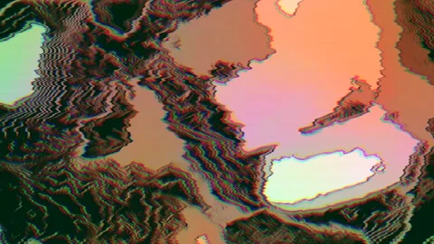 Abstract error data neon sci-fi shimmering background. Stock Footage 147560724