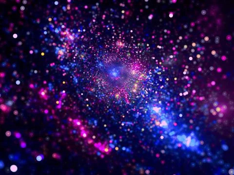 Abstract esoteric or sci fi background - digitally generated image Stock Illustration