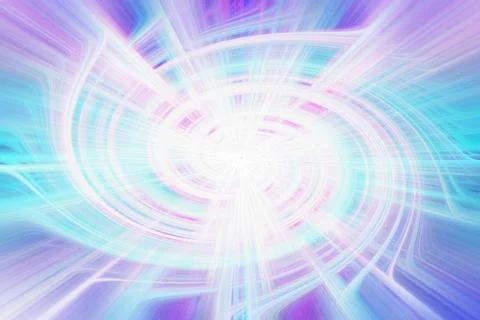 Abstract ethereal background with swirling vortex motion in vibrant blue イラスト素材