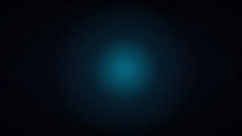Abstract ethereal blue light glow bokeh circle on dark gradient background Stock Footage 343632306