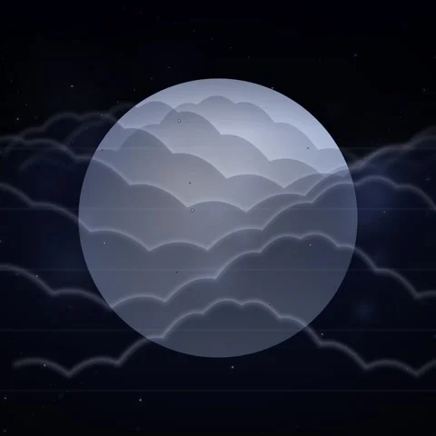 Abstract ethereal cloud overlay background on dark cosmic nebula texture Stock Footage 345690190