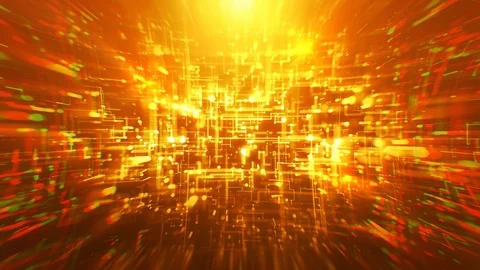 Abstract Ethereal Hi-Tech Background Loop Video stock 106387307